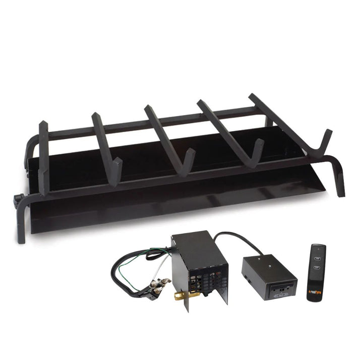 Real Fyre Charred Cinder Birch Vented Gas Log Set