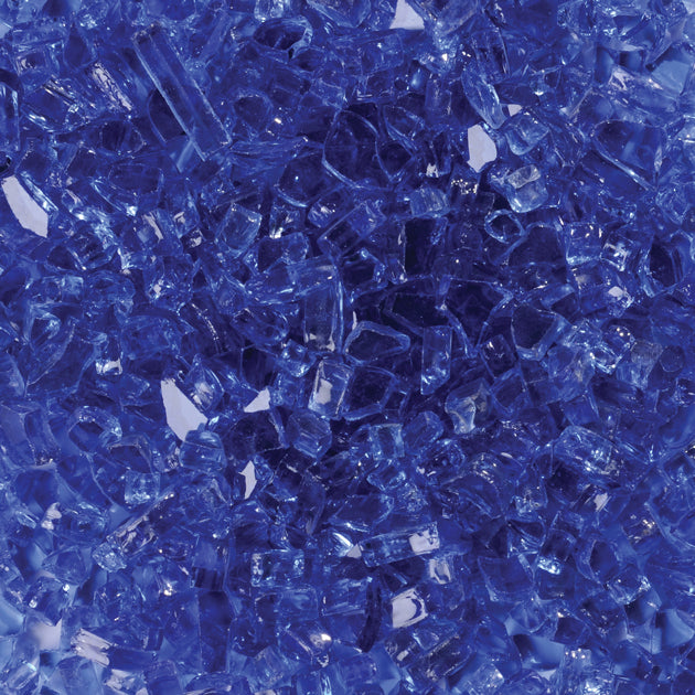 Reflective Blue Crushed Glass Media, 5LB Bag,  | CRSHGL-RBLU