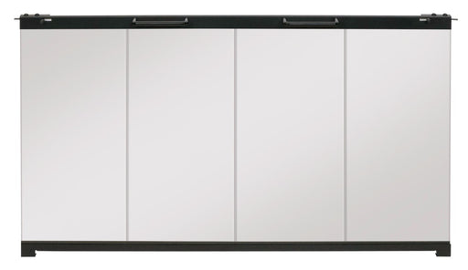 Glass Bi-fold Inspired Doorfor Dimplex33_Deluxe Built-in Electric Firebox