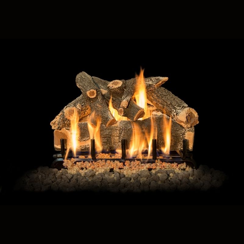 Grand Canyon Arizona Weathered Oak Vented Gas Log Set — The Torch Guys