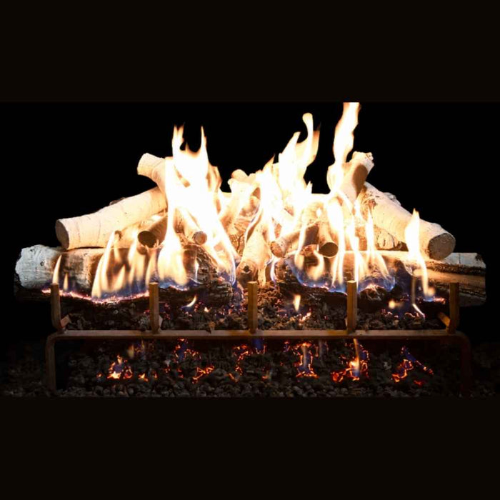Grand Canyon GlowFire Aspen Birch Charred Vented Gas Log Set