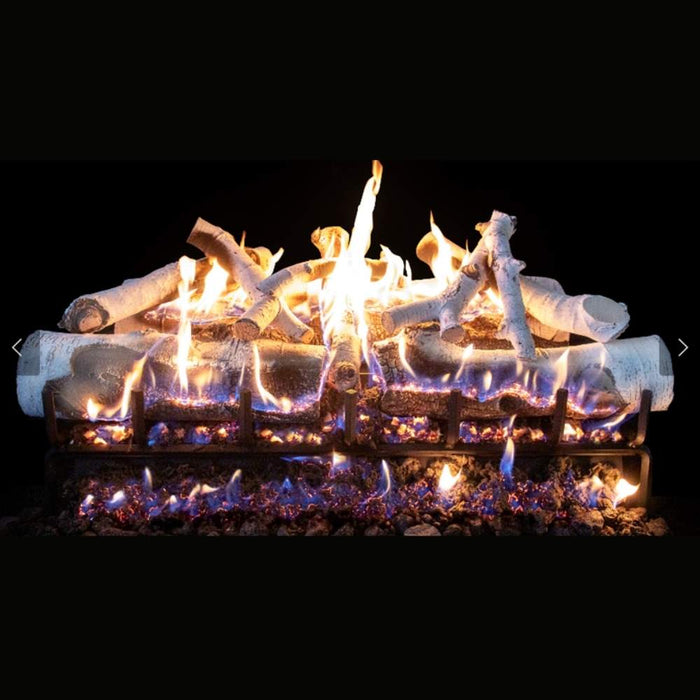 Grand Canyon GlowFire Aspen Birch Charred Vented Gas Log Set