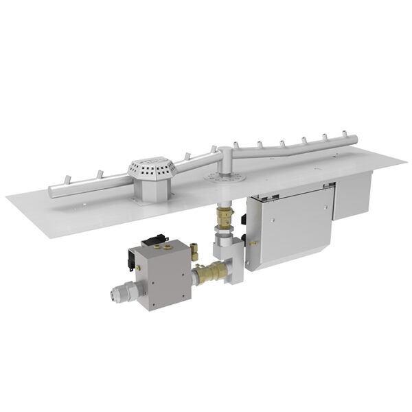 HPC Fire Linear Flat Fire Pit Burner Insert