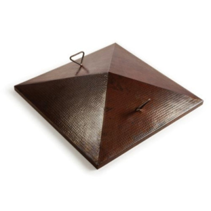 HPC Fire Sedona Hammered Copper Square Fire Pit Cover