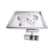 HPC Fire Square Bowl Fire Pit Burner Insert with Torpedo Burner  and Push Button Flame Sensing