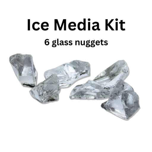 Ice Media Kit - 6 glass nuggets