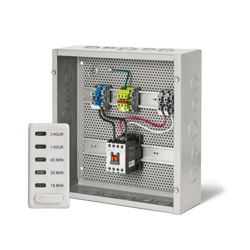 Infratech contactor panel with timer single panel