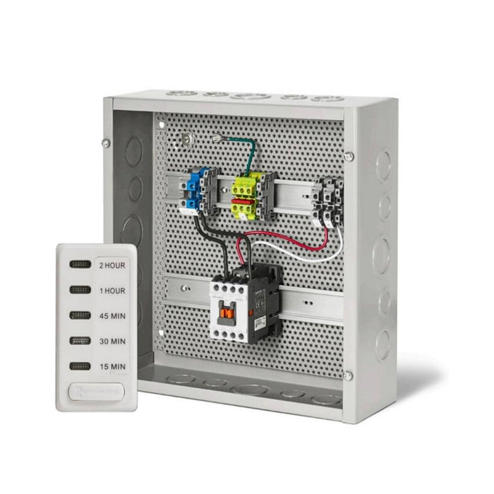 Infratech contactor panel with timer single panel