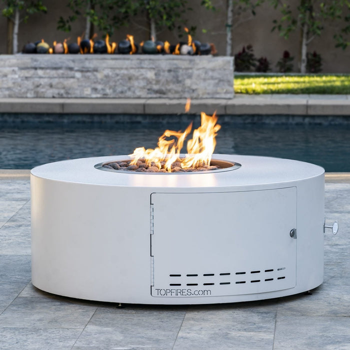 The Outdoor Plus Isla 60" Fire Pit - Powder Coated Metal
