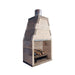 Isokern Bvetto B-Vent Fireplace with Firewood Media