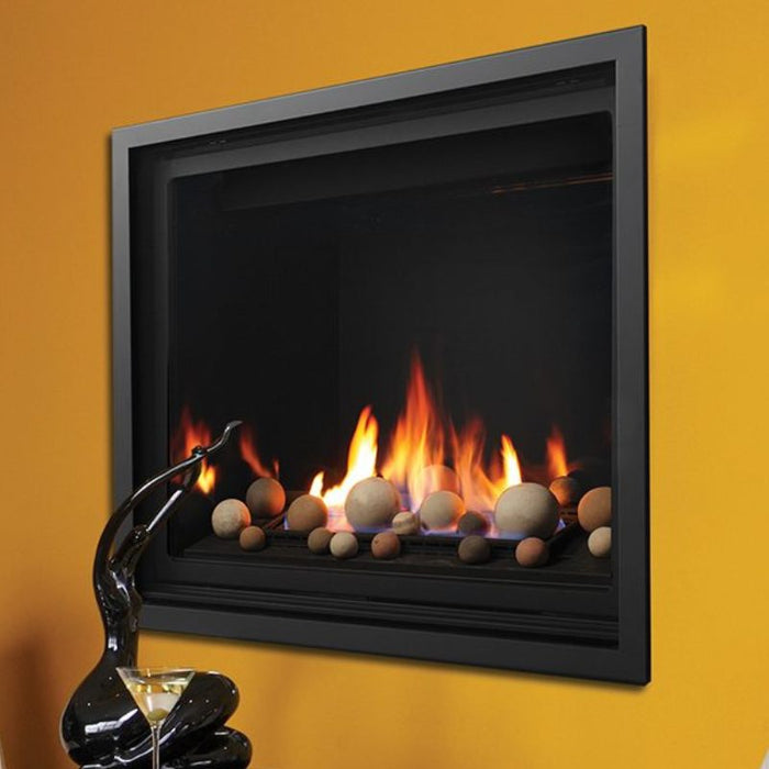 Media Options for Kingsman ZCV42 Direct Vent Gas Fireplace