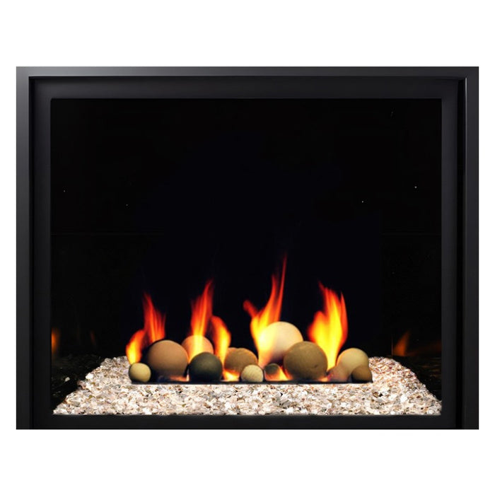 Media Options for Kingsman ZCV42 Direct Vent Gas Fireplace