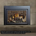 Kingsman IDV44 Direct Vent Fireplace Insert with Split Oak Log Set, Traditional Refractory Brick Liner and Black Clean View