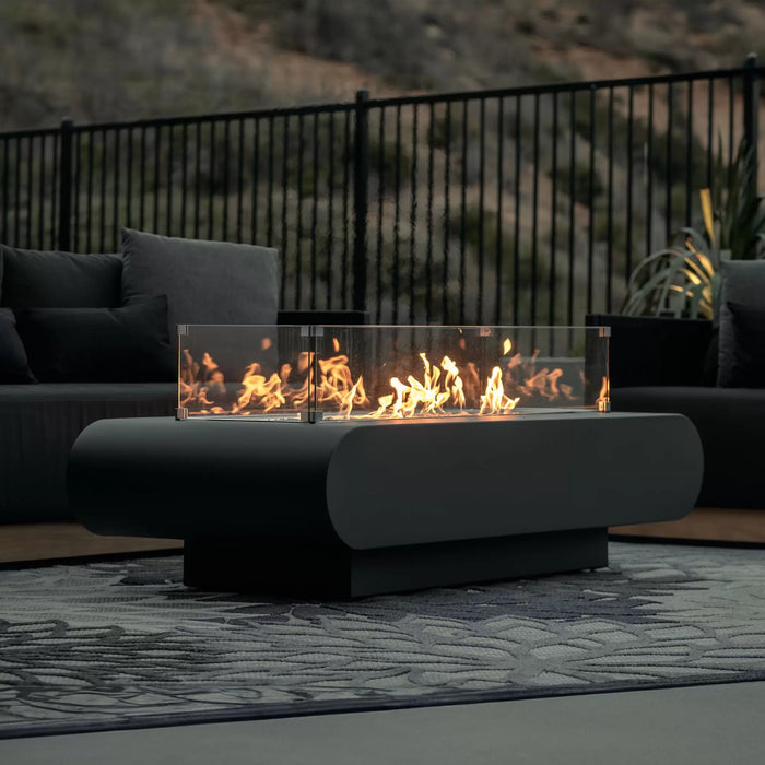 The Outdoor Plus La Jolla 72" Fire Pit - Powder Coated Metal
