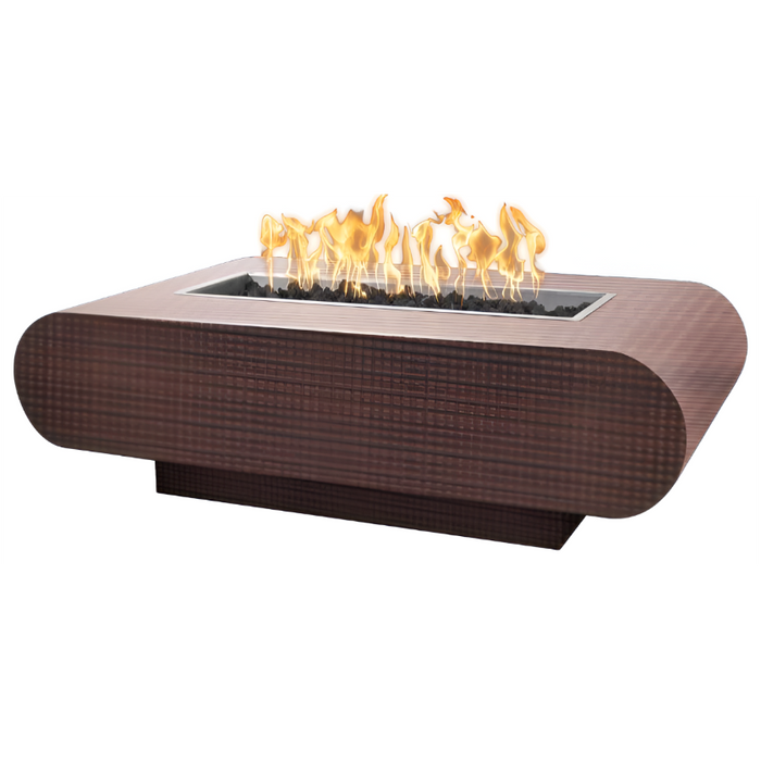 The Outdoor Plus La Jolla 60" Fire Pit - Hammered Copper