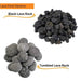 Lava Rock Options Black and Tumbled