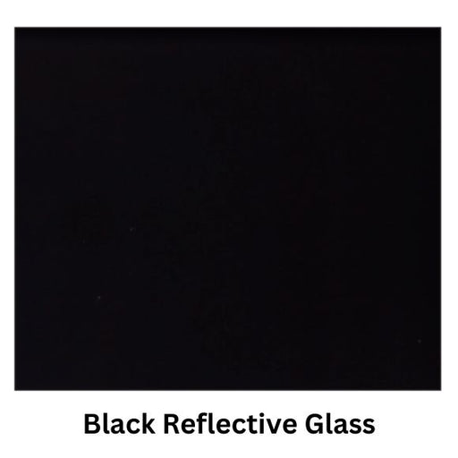 Black Reflective Glass for Empire Boulevard 60_72 Vent Free Linear Gas Fireplaces
