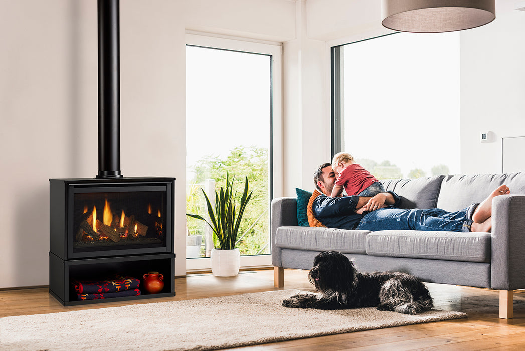 Majestic Ruby 30 Freestanding Direct Vent Gas Fireplace | RUBY30IL RUBY30IN