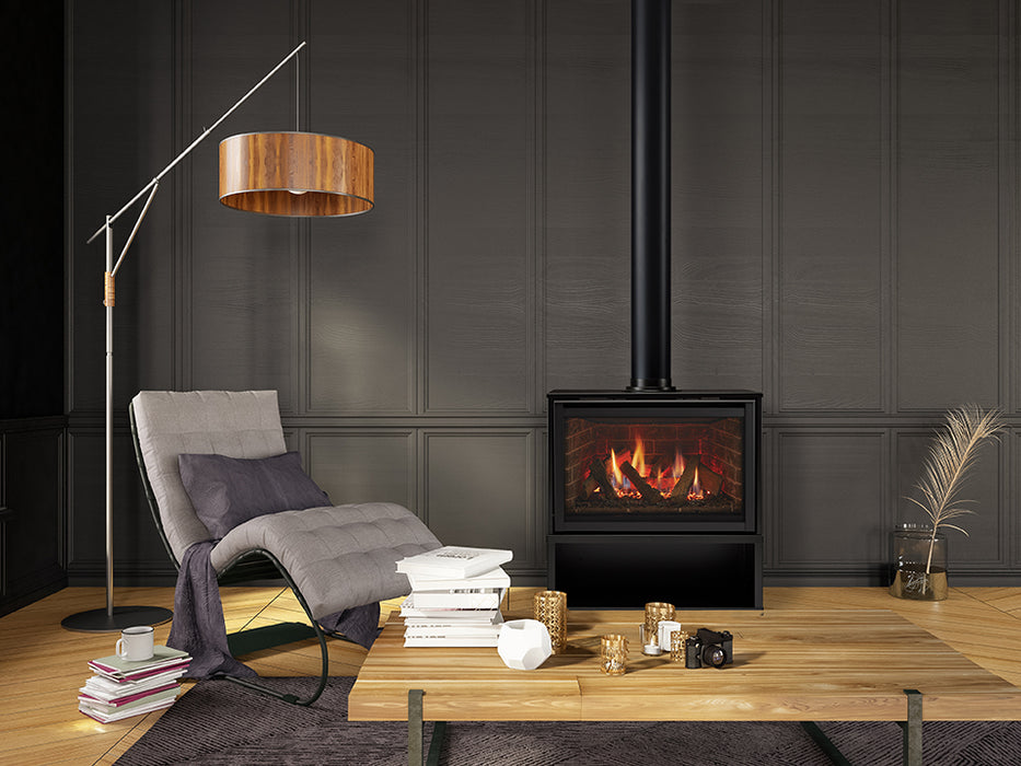 Majestic Ruby 30 Freestanding Direct Vent Gas Fireplace | RUBY30IL RUBY30IN