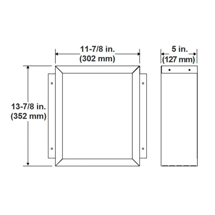 Majestic DVP 10-Pack 12' x 14" Brick Extension Kit