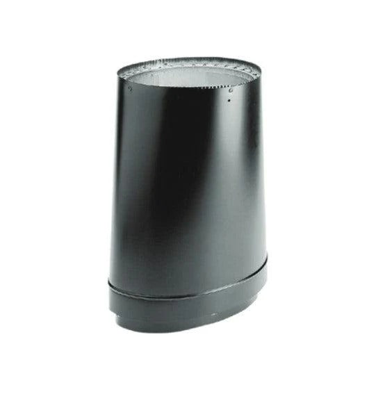 Majestic 8" x 14.5" Duravent DVL Double Wall Oval-to-Round Adapter
