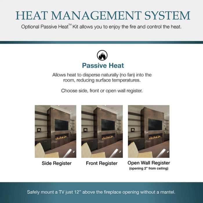 Majestic Linear 36" Direct Vent Fireplace with IntelliFire