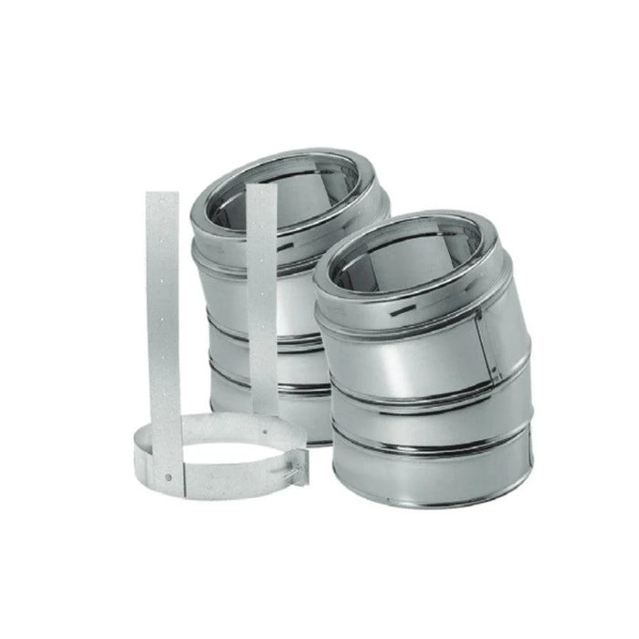 Majestic DuraTech 6" 30 Degree Stainless Steel Elbow Kit
