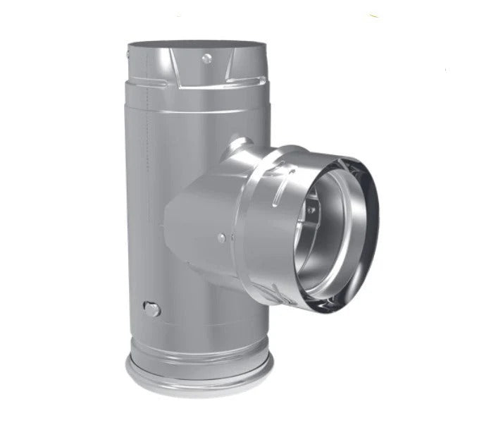 Majestic PelletVent Pro 3" Single Tee/Clean Out Cap