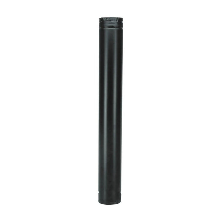 Majestic PelletVent Pro 4" x 60" Black Straight Pipe