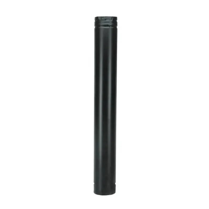 Majestic PelletVent Pro 3" x 6" Black Straight Pipe