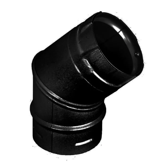 Majestic PelletVent Pro 4" 45 Degree Elbow (Black)