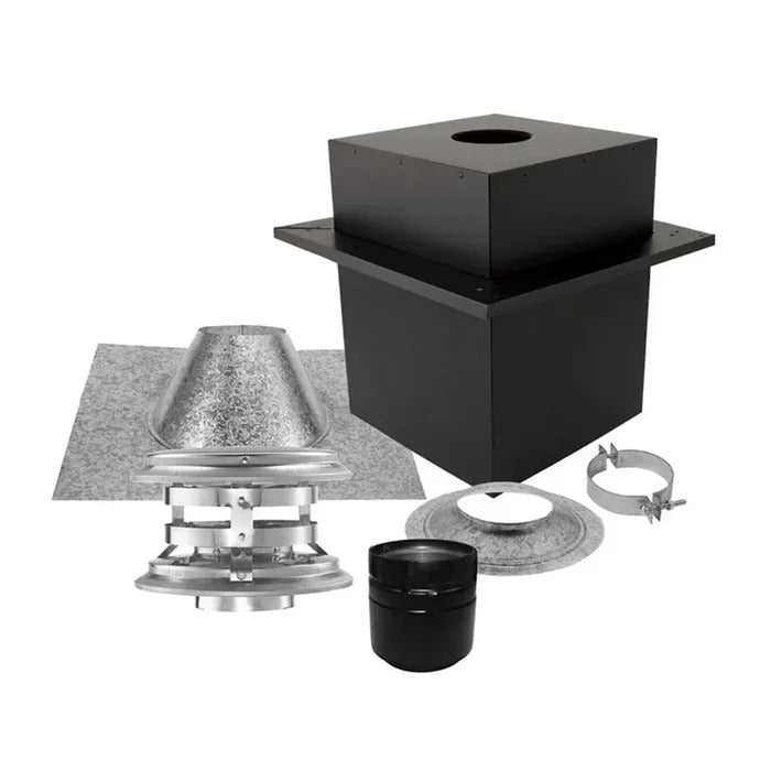 Majestic PelletVent Pro 4" Flat Vertical Kit
