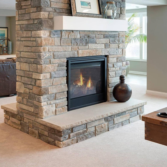 Majestic See Through 36" Direct Vent Multi Sided Gas Fireplace