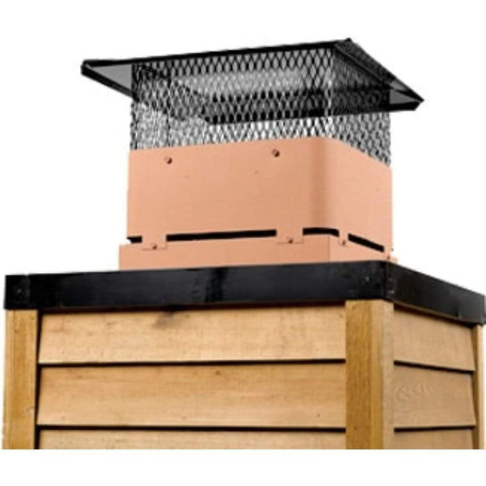 Majestic Vertical Terra Cotta Termination Cap Cover for Direct Vent and B-Vent Gas Units