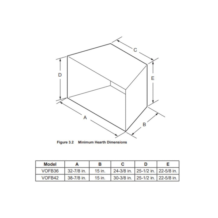 Majestic Vesper 42" Outdoor Vent Free Gas Fireplace