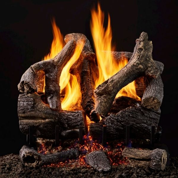 Majestic 3-Tier Grand Oaks Outdoor Vented Gas Log Set