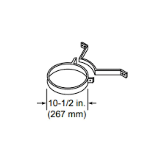 Majestic Chimney Bracket for SL300 Series Wood Burning Pipe | CB876