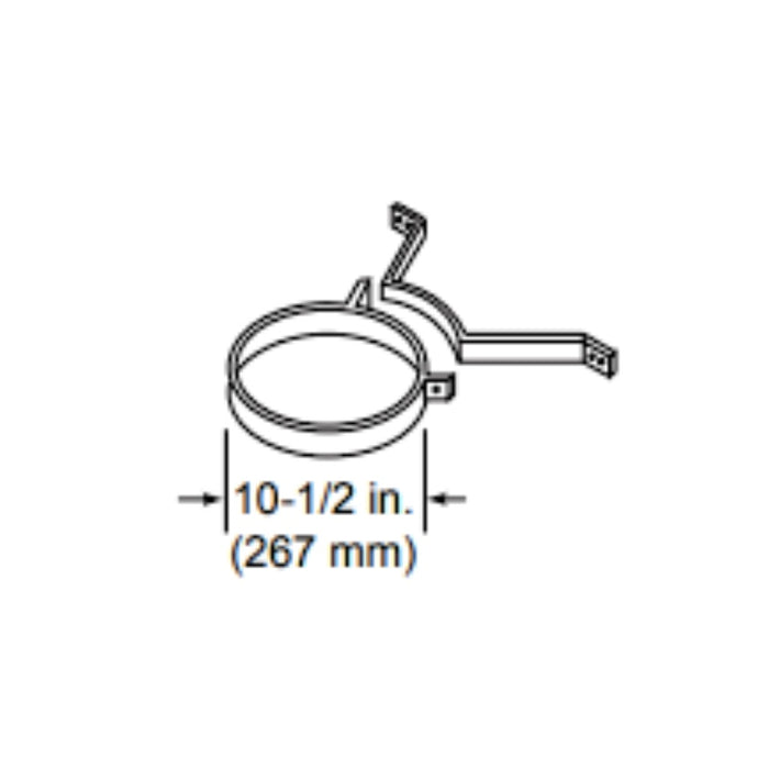 Majestic Chimney Bracket for SL300 Series Wood Burning Pipe | CB876