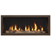 Majestic Echelon II 36 Linear Direct Vent Gas Fireplace  ECHEL36IN Clear Glass Natural StoneFront Scaled