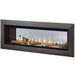 Majestic Echelon II 48 See Through Linear Direct Vent Gas Fireplace Side View Scaled