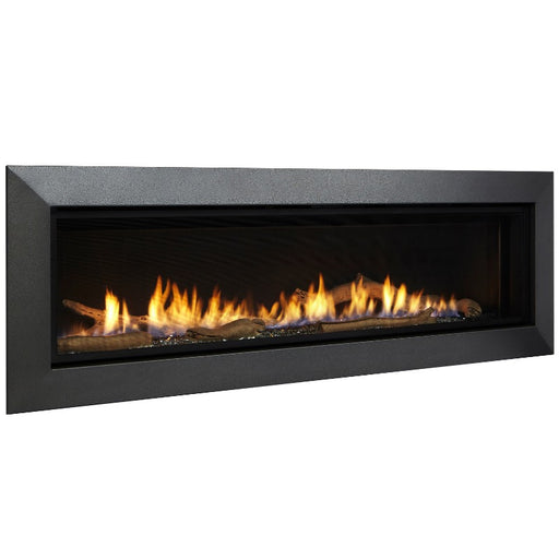 Majestic Echelon II 60 Linear Direct Vent Gas Fireplace Side View Scaled