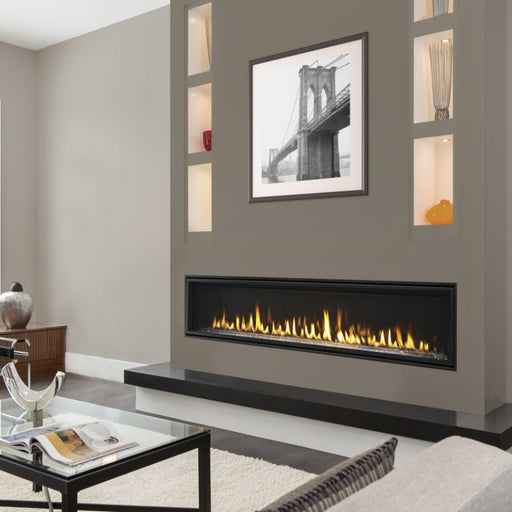 Majestic Echelon II 72 Linear Direct Vent Gas Fireplace Living Room