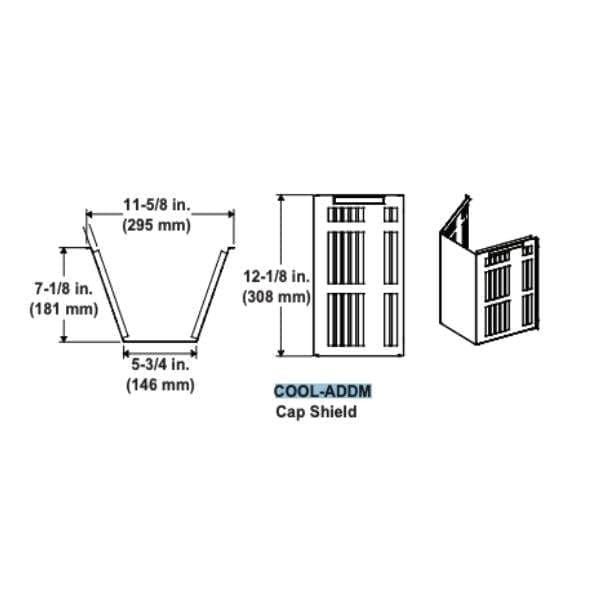 Majestic 6-Pack Safety Shields for Horizontal Termination Caps