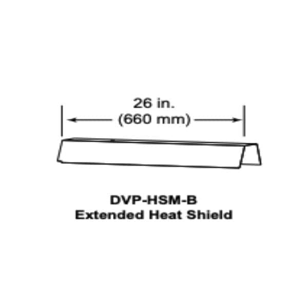 Majestic DVP 26" 6-Pack Trimmable Heat Shield