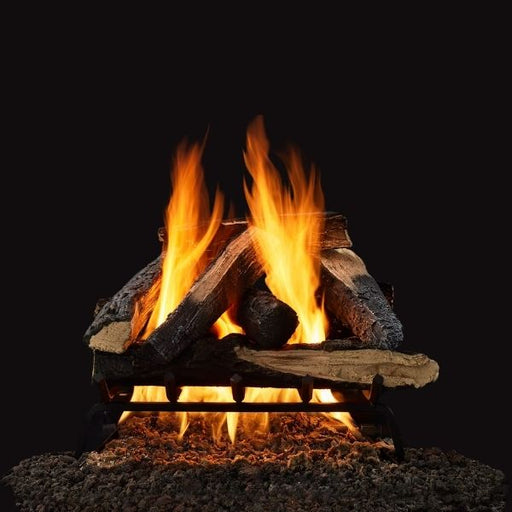 Majestic Kindled Stack Double Tube Vented Gas Log Set