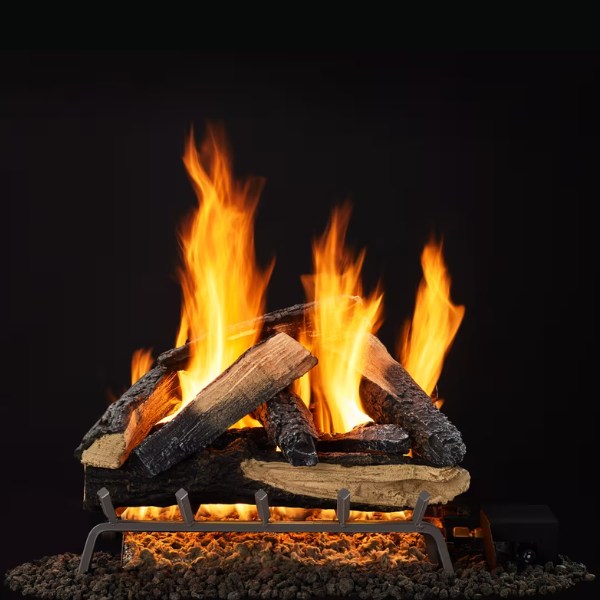 Majestic Kindled Stack Outdoor Vented Gas Log Set — The Torch Guys
