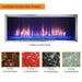 Majestic Lanai 48" See Thru Outdoor Linear Vent Free Gas Fireplace Crushed Glass Media
