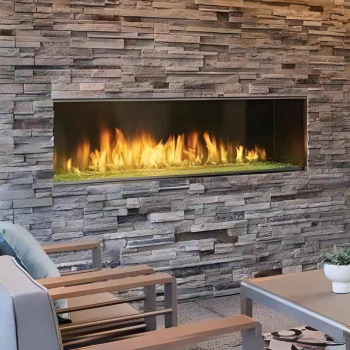 Majestic Lanai 60" Outdoor Linear Vent Free Gas Fireplace