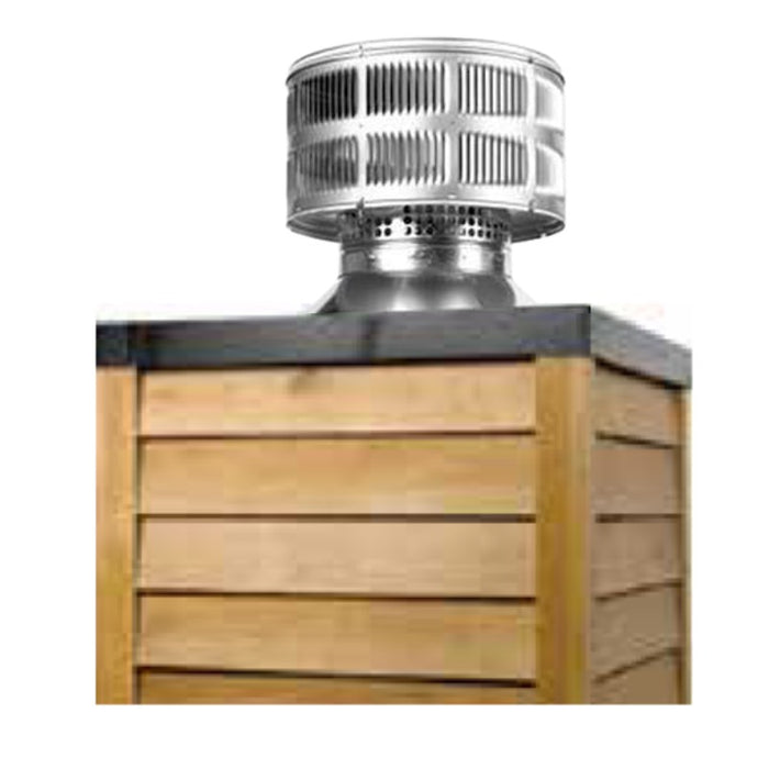 Majestic Round Termination Cap for SL300 Series Wood Burning Pipe |  TR344