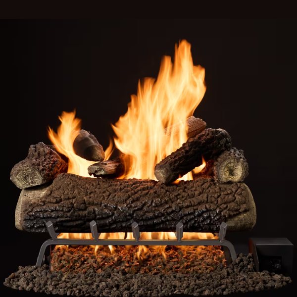 Majestic Timberland Oak Outdoor Vented Gas Log Set — The Torch Guys